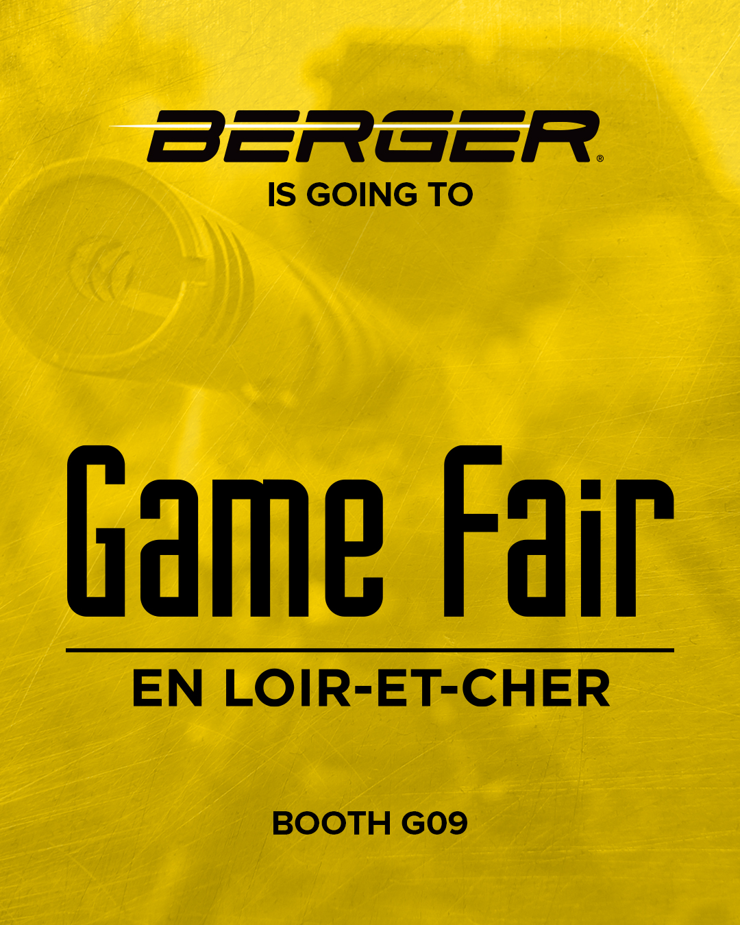 Berger Returns to 2026 Game Fair