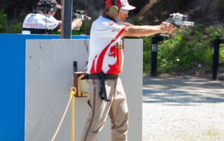 Doug Koenig Shooting at His Breaking 21st Bianchi Cup Victory